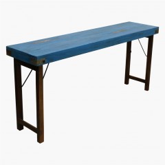 MARKET CONSOL TABLE BLUE - CONSOLES, DESKS